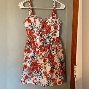 Floral mini dress